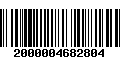 Código de Barras 2000004682804