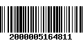 Código de Barras 2000005164811