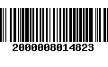 Código de Barras 2000008014823