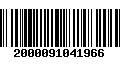 Código de Barras 2000091041966