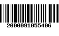 Código de Barras 2000091055406