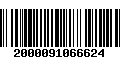 Código de Barras 2000091066624