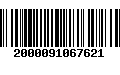 Código de Barras 2000091067621