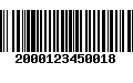 Código de Barras 2000123450018