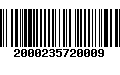 Código de Barras 2000235720009