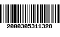 Código de Barras 2000305311328