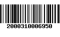 Código de Barras 2000310006950