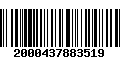 Código de Barras 2000437883519