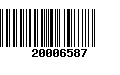 Código de Barras 20006587