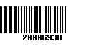 Código de Barras 20006938