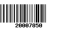 Código de Barras 20007850