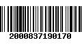 Código de Barras 2000837190170