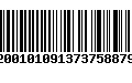 Código de Barras 200101091373758879