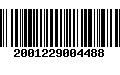 Código de Barras 2001229004488