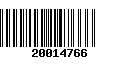 Código de Barras 20014766