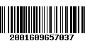 Código de Barras 2001609657037