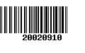 Código de Barras 20020910