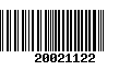 Código de Barras 20021122