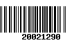 Código de Barras 20021290