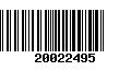 Código de Barras 20022495