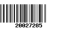 Código de Barras 20027285