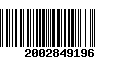 Código de Barras 2002849196