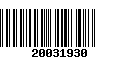 Código de Barras 20031930