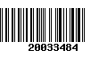 Código de Barras 20033484