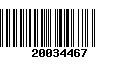 Código de Barras 20034467