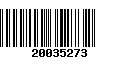 Código de Barras 20035273