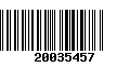 Código de Barras 20035457