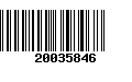 Código de Barras 20035846