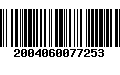 Código de Barras 2004060077253