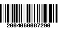 Código de Barras 2004060087290