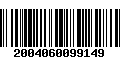 Código de Barras 2004060099149