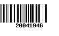 Código de Barras 20041946
