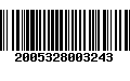 Código de Barras 2005328003243