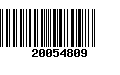 Código de Barras 20054809