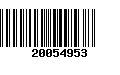 Código de Barras 20054953