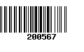 Código de Barras 200567