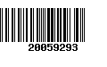 Código de Barras 20059293