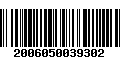 Código de Barras 2006050039302
