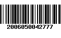 Código de Barras 2006050042777