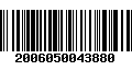 Código de Barras 2006050043880