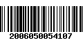 Código de Barras 2006050054107