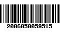 Código de Barras 2006050059515