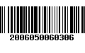 Código de Barras 2006050060306
