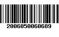 Código de Barras 2006050060689