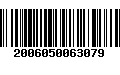 Código de Barras 2006050063079