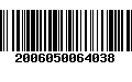 Código de Barras 2006050064038